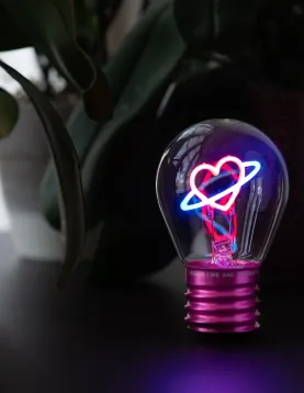Lâmpada Decorativa -  Heart - Bulb Fiction