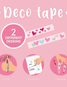 Tape Pen for Decoration - Deco Tape Heart
