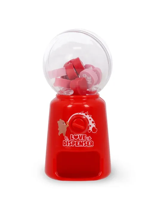 Mini Eraser Dispenser - Love Dispenser