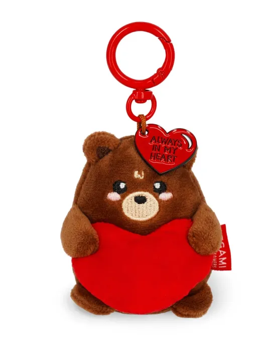 Teddy Bear Plush Key Ring - Tiny Super Soft!