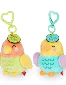 2 Key Rings with a Stuffed Toy - Super Soft! - Tiny