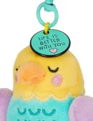 2 Key Rings with a Stuffed Toy - Super Soft! - Tiny
