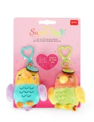 2 Key Rings with a Stuffed Toy - Super Soft! - Tiny