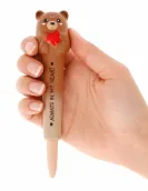 Always In My Heart Teddy Bear Squishy Gel Pen - Squeezies