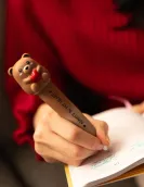 Always In My Heart Teddy Bear Squishy Gel Pen - Squeezies