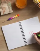 12 Stackable Crayons - Dream in Colour Heart
