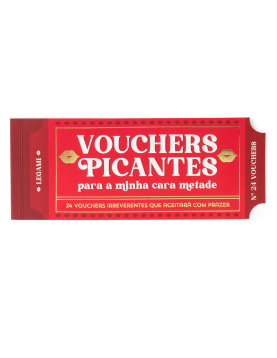 Vouchers Picantes - Book of 24 Sexy Vouchers - Gift Vouchers (Português)