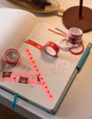 Set of 5 Decorative Teddy Bear Paper Sticky Tapes - Tape By Tape