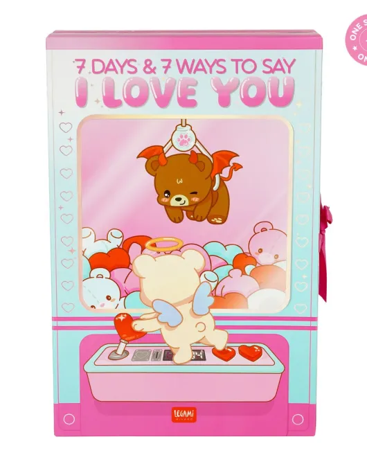 Box with 7 Surprises - 7 Days & 7 Ways to Say I Love You