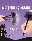 Caneta com Luz Halloween - Writing is Magic