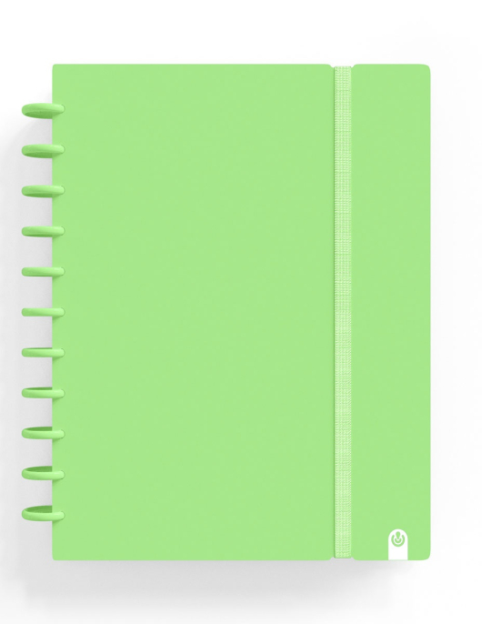 Caderno Ingeniox A4 - Verde Pastel
