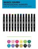 Marcadores de álcool - Artist Professional 12 cores