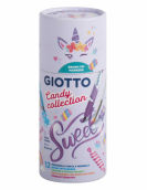 Brushpen aguarelável Turbo Soft GIOTTO Candy 12 cores