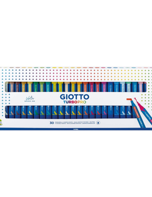 Marcadores água Turbopro GIOTTO 30 cores